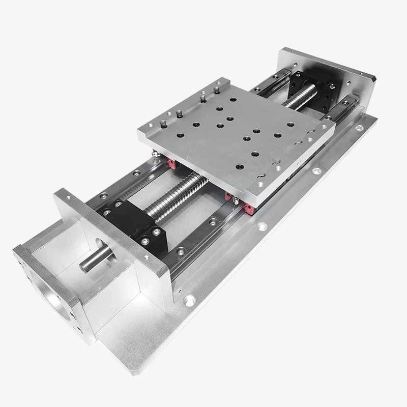 High precision heavy duty linear slide 25mm ball screw Linear guide rail electric high load CNC module lift LYKR250A 400mm