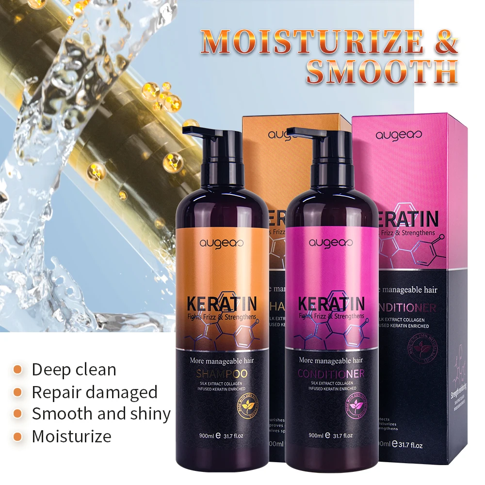 Private label champu control oil collagen anti dandruff scalp care repair damaged nourish organic keratin hair shampoo