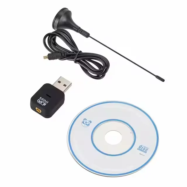 Portable Mini DVB-T USB TV Stick Tuner Receiver Stable Android Operated HD Digital TV Stick for Smart Mini Digital TV Reception
