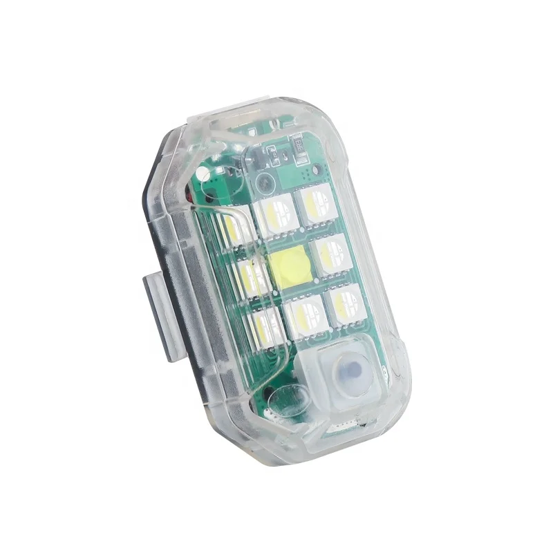 Paisible Paisible M3 Wireless RC Flash LED Strobe Light for Car Auto Motorcycle Bike Dron Scooter Anti-collision Warning Light