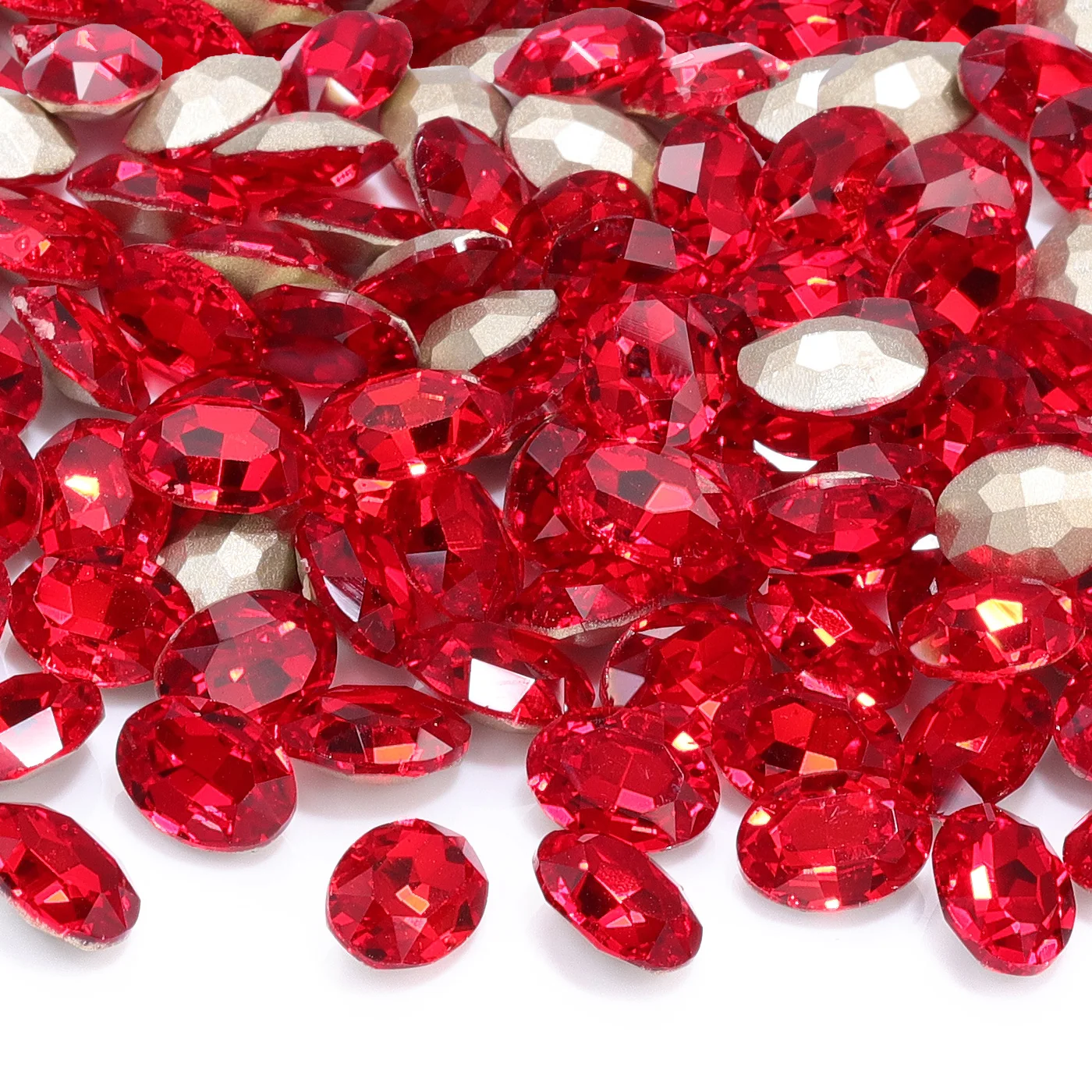 Point Back Oval  K9 Glass High Quality Rhinestone Bling Bling Bulk Rhinestone Wholesale 4120 For Ring Jewelry Accessories