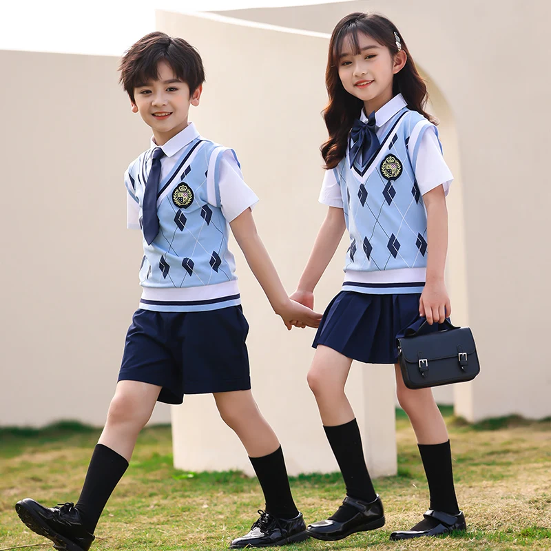 OEM Service school uniforms supplies Fashion clothin plaid japanese girls student school uniforms