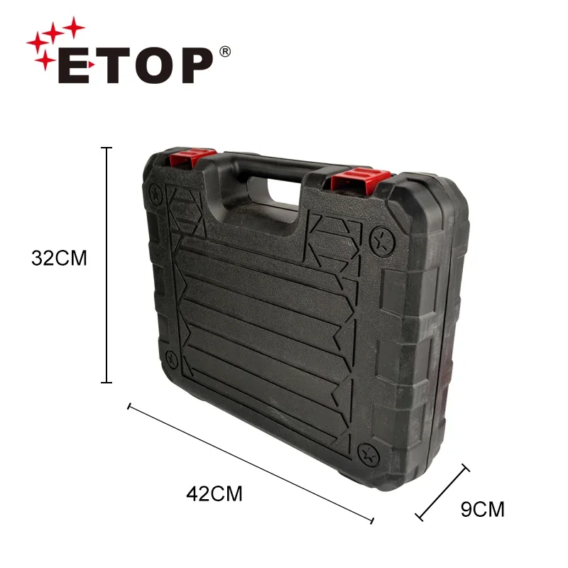 ETOP Direct Sales 125pcs Professional multi-purposed Tool Kit with 10mm cordless Drill Machine