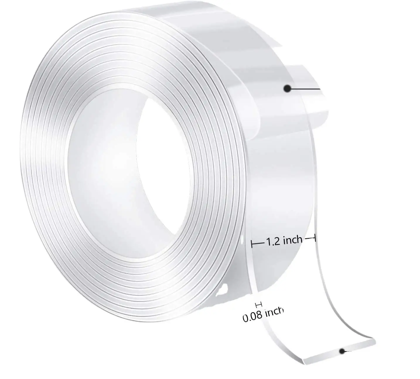 Customized Double Sided Polyurethane Gel Sticky Tape Washable Sticky Nano Tape