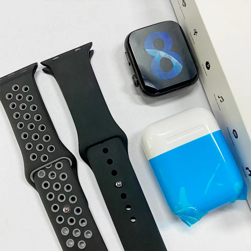 2023 Latest W26 pro max special mart watch with airbuds heart rate wireless earphone 2 in 1  smartwatch with TWS earbuds