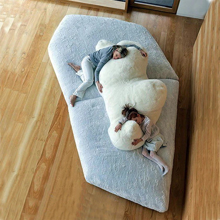 Luxury villa living room sofas modular sectional bear sofa bed furniture