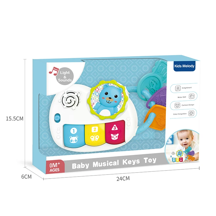 Kidsmelody 2022 Baby Cute Plastic Cartoon Piano Mini Key Toy Musical Babies Toys And Games