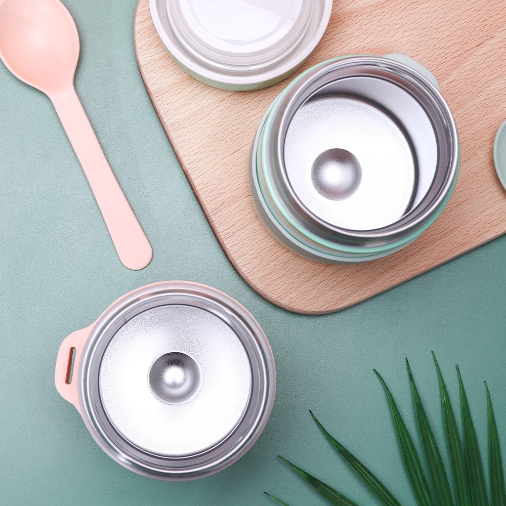 Stainless Steel Office Lunch Box Food Grade Jars With Lids Insulated Food Jar Food Thermos For Lunch