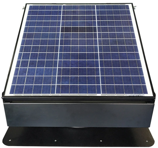 70 Watt Adjustable Attic Exhaust Fan Solar Powered For Warehouse Factory Ventilation