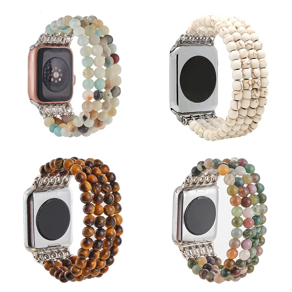 Batch Apple Watch Straps Jewelry i Watch Strap Bead Pearl Apple Watch Bands Women 38mm 42mm Bundles With Dress Collocation