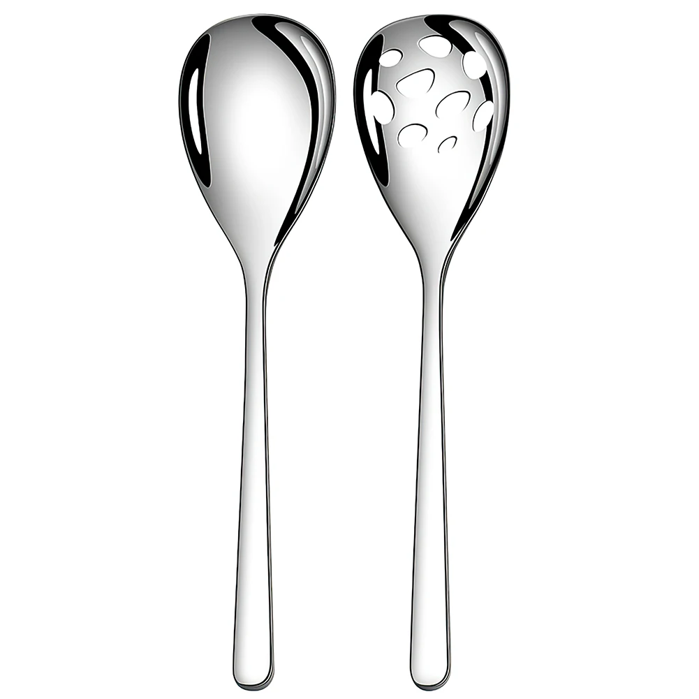 Stainless Steel Serving Spoons for Party Metal Slotted Spoon Serving Utensils for Catering