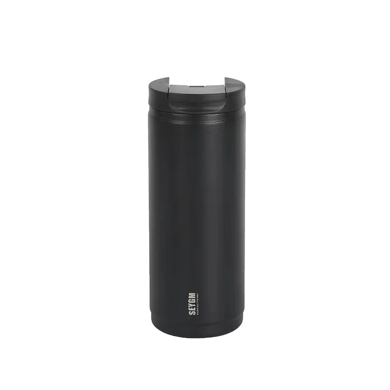 Hot Sale 400ml Custom Logo Double Wall Stainless Steel Coffee Water Bottle Vacuum Flasks Thermos