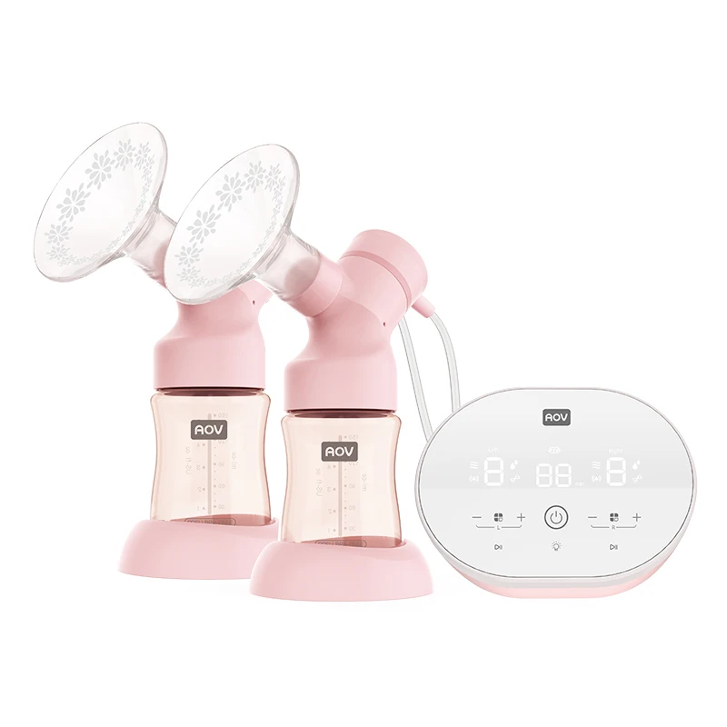 OEM ODM Design Dual Motors Double Breast Pump Two Motors Milk Extractor Rechargeable Electric Breast Pump