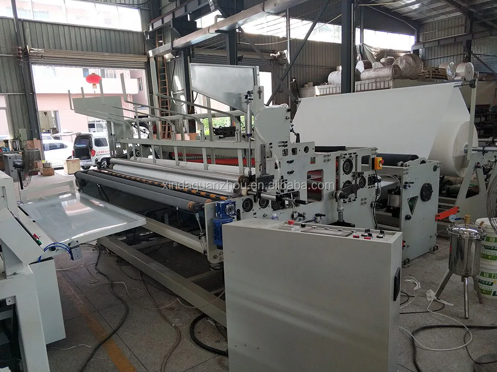 Automatic toilet paper kitchen towel paper machine production line