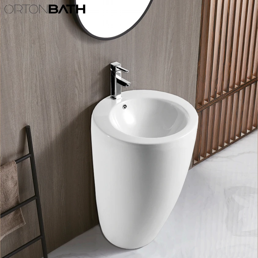 Керамическая раковина для мытья волос ORTONBATH дизайнерское золотистое белое мраморное салонное оборудование цена