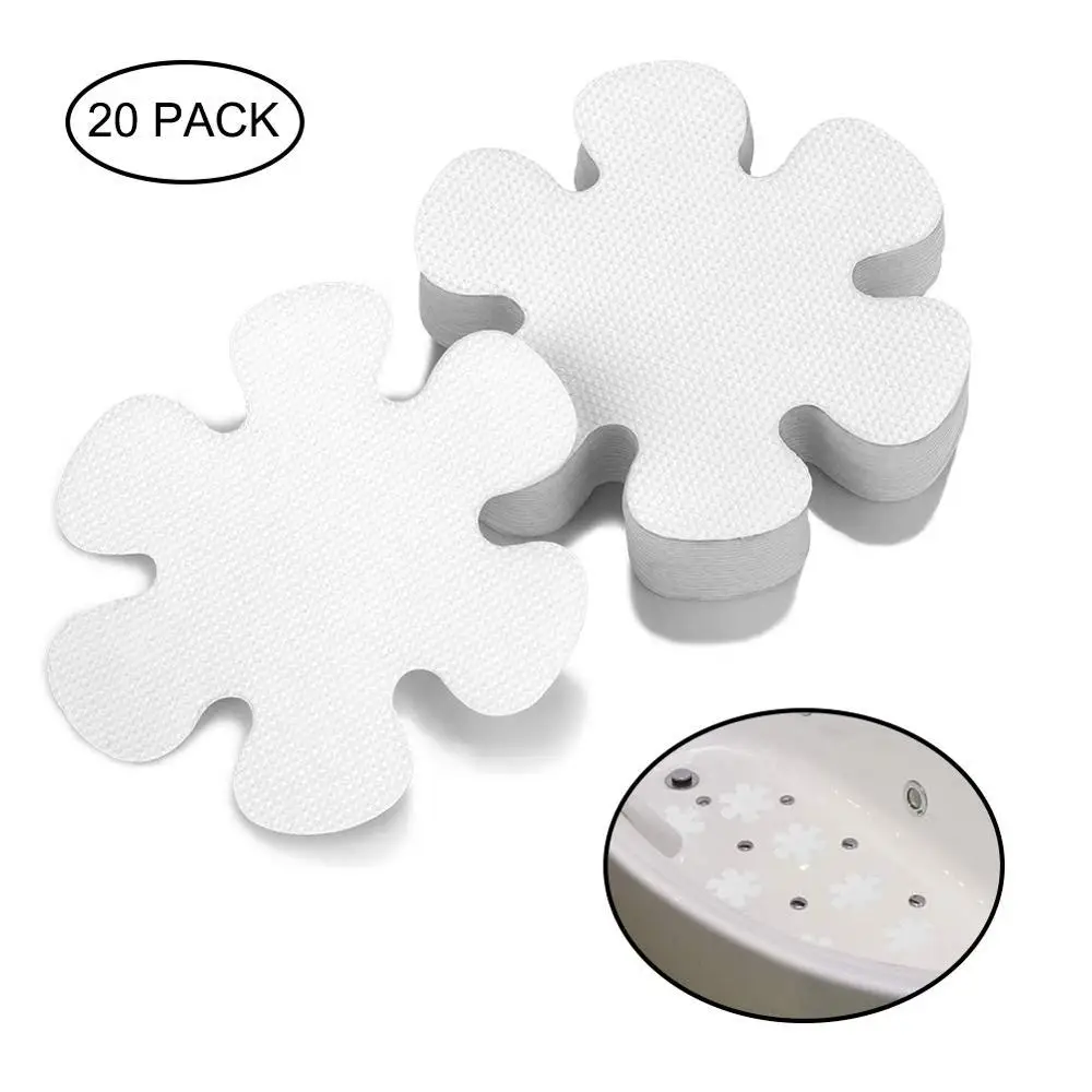 Нескользящие наклейки для ванны, безопасные клейкие аппликации для душа со скребком премиум-класса