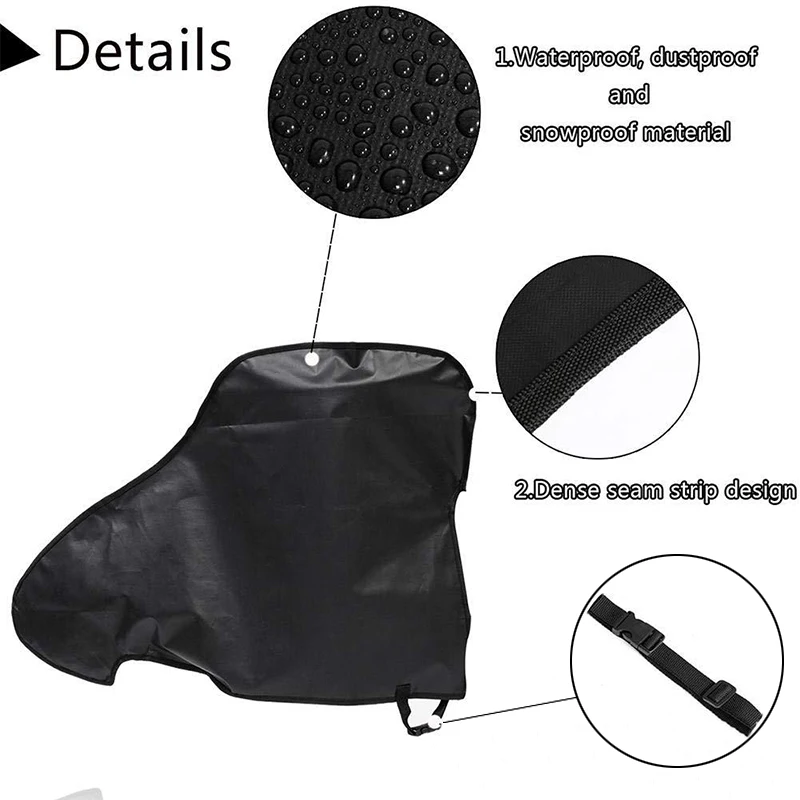 600D Polyester Waterproof Cover RV Accessories Universal Trailer RV Protective Cover