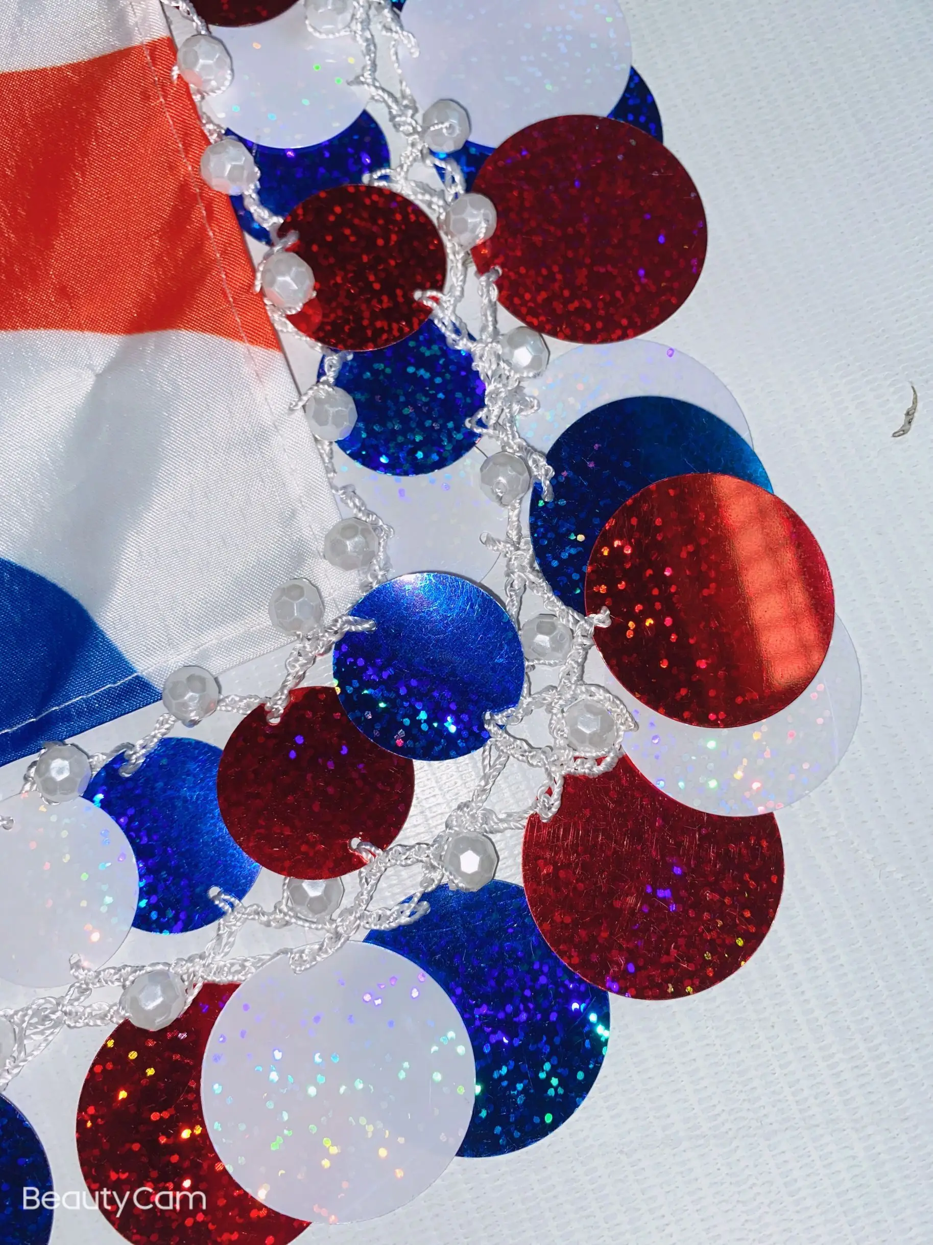 Shine Multicolored Laser sequins Dacron assyrian flag yalikhta Square Scarf Hand kerchief for Wedding Accessory