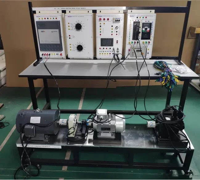 MOTOR STUDY TEST TEACHING TRAINING PLATFORM-ac/dc servo machine control didactic trainer apparatus bench education study kit