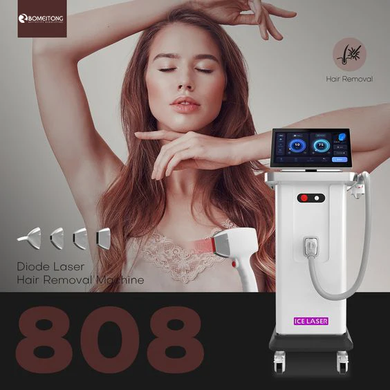 Professional epilation equipment three in one laser 808 nm cost of laser hair removal machine diode laser