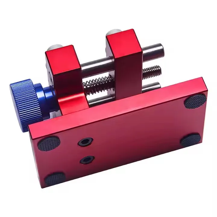 Metal watch case vise, watch holder with base, for watch repair metal magnifying stand repair tool