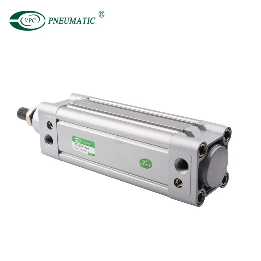 DNC Series ISO6431 Standard Double Shaft Adjustable Stroke Pneumatic Cylinder