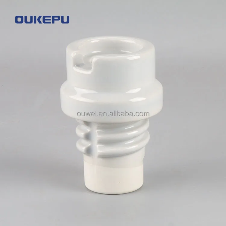 Spade Style 1.2kV Class 45kV BIL ANSI transformer insulator bushing with Threaded Shank
