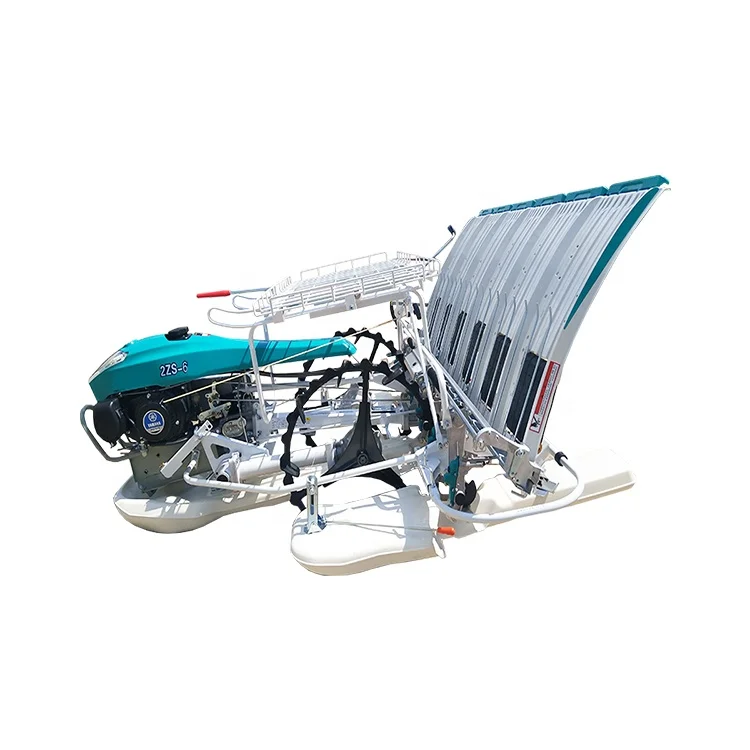 6 rows rice transplanting machines walk in front paddy transplanter rice mini rice transplanter for sale