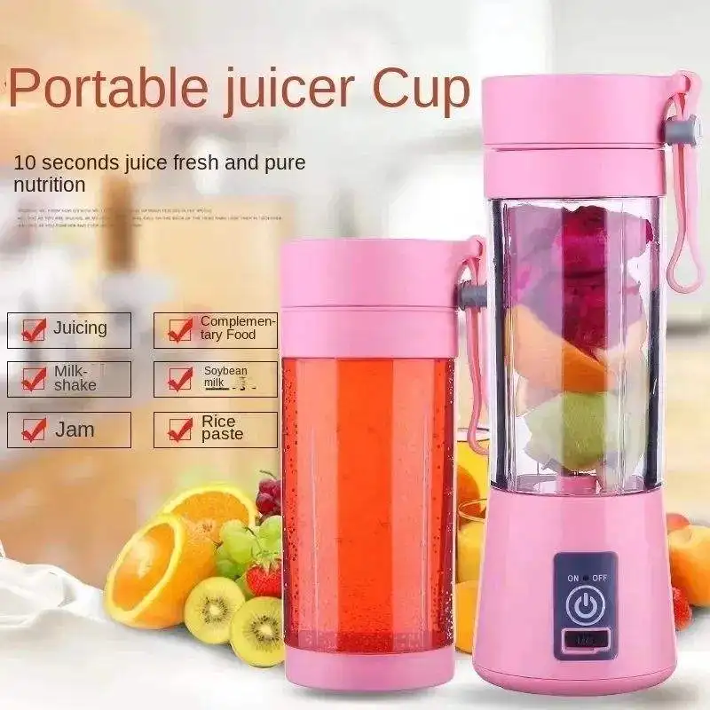 Portable Fruit Electric Blender Professional Smoothie Juicer Fruit and Vegetable Mixer cup machine portable