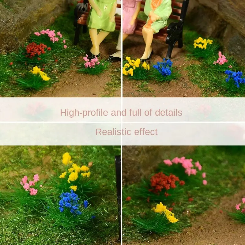 30PCS  Model Tree Grass Bush Material Micro Landscape Simulation Train Layout