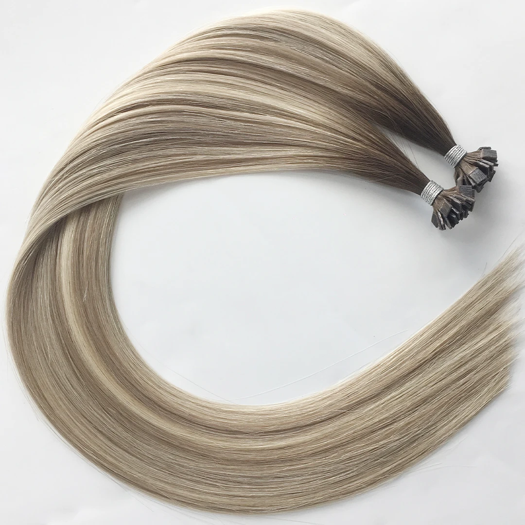 Salon Quality Factory Price European Hair Extension Hair Waterproof Double Drawn K Tip Keratin Russian Hair