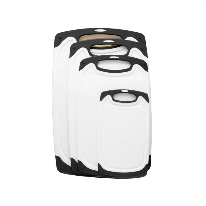 Wholesale Kitchen Double-sided 3pcs black Plastic cutting Chopping Blocks For Restaurants Wall-mounted food Chopping Board se