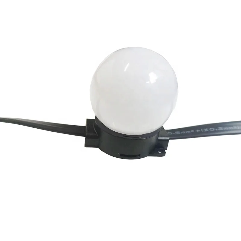 Addressable RGB RGBW LED Pixel Bulb 50mm LED Pixel Light SPI/DMX512 Waterproof DC12V DC24V IP68 led point