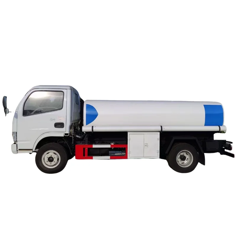 cheap price foodgrade stainless steel drinking Water Truck 5000L NEW dongfeng fresh milk tanker truck price water bowser tanker
