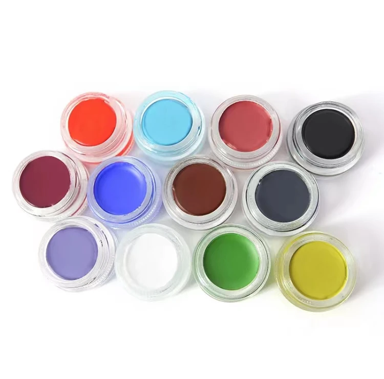 private label Gel Eye Liner 12 Colour Vegan Make Up Eyeliner Private Label Gel Eyeliner Waterproof with logo