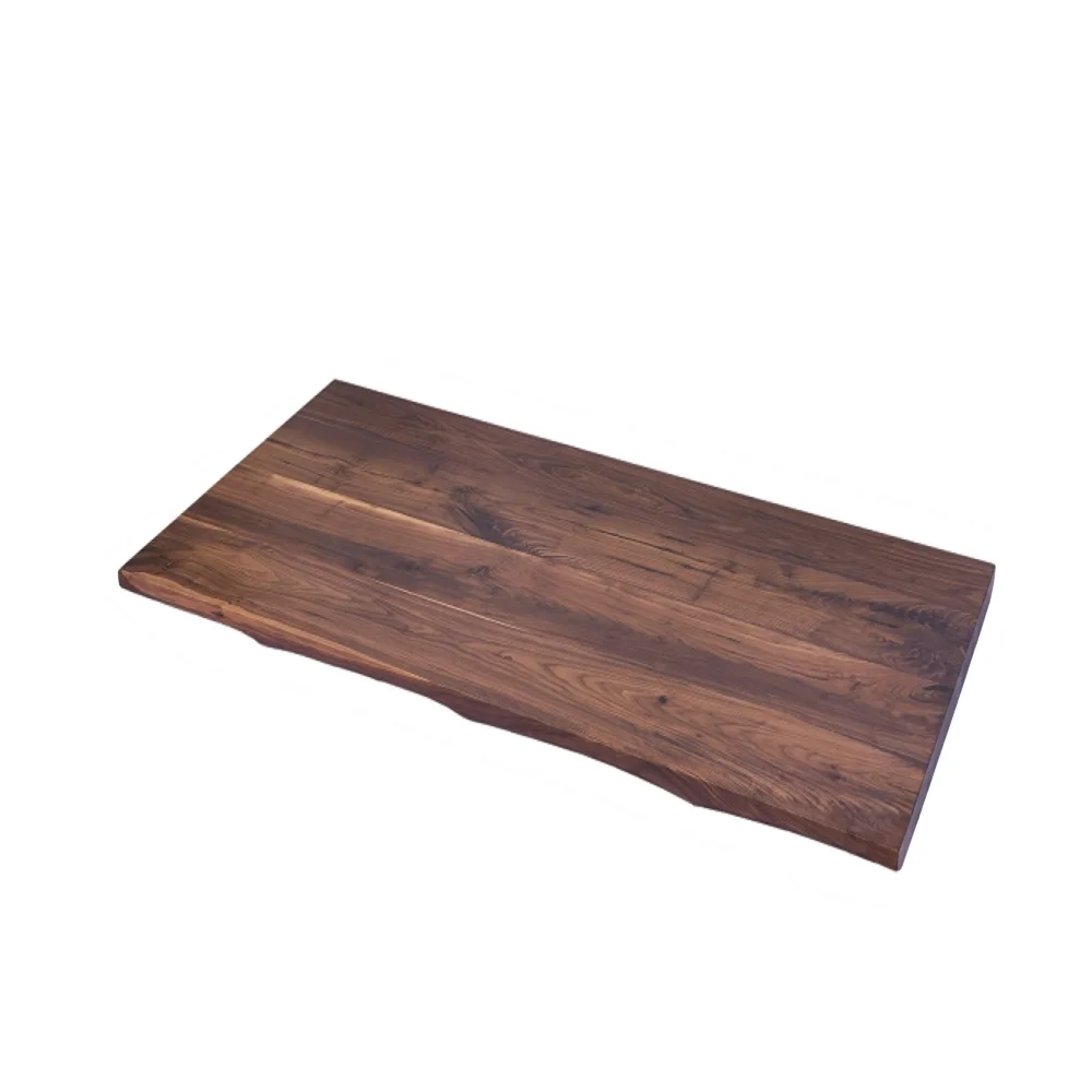 Furniture Designs Solid black walnut Wood table top Modern Dining Table Wholesale OEM Customized Style Packing