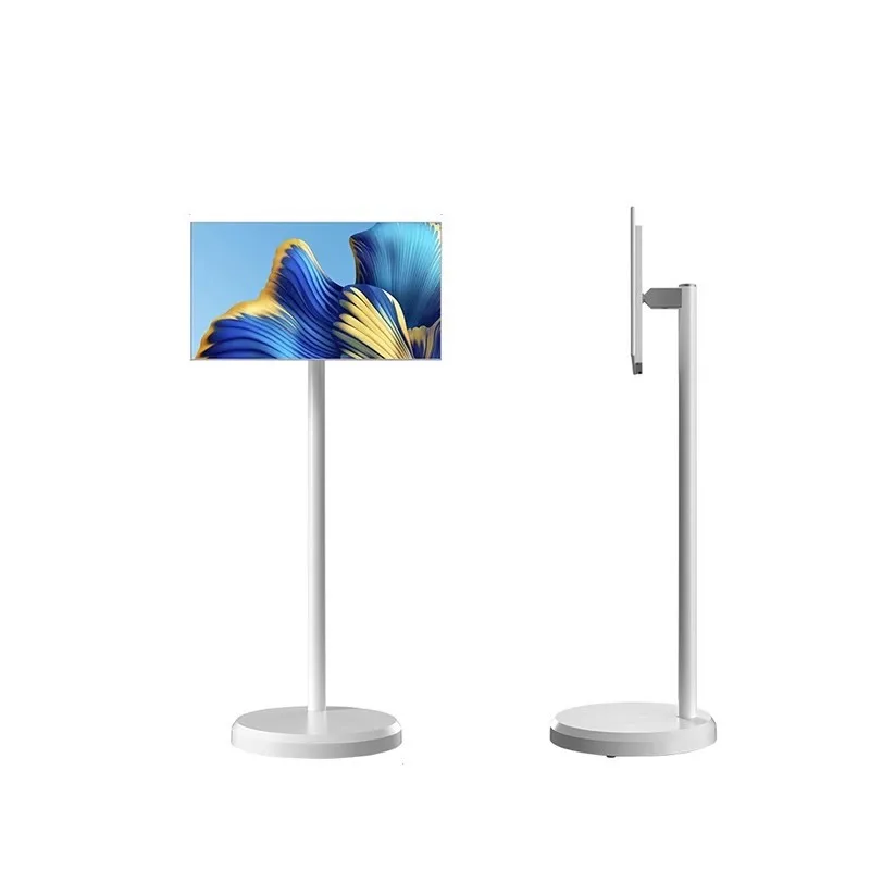 32-Inch Smart TV with 4K 4K LCD Capacitive Touch Portable Android Vertical Display Moving Screen for Indoor Use