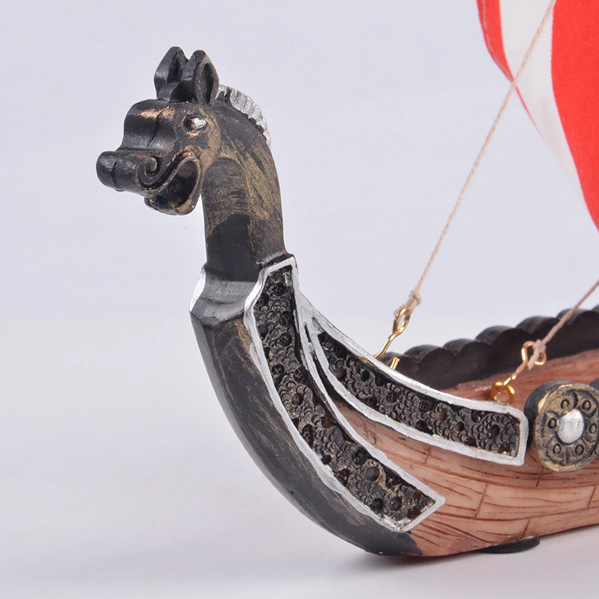 New creative retro viking pirate ship ornaments home decoration dragon boat incense board holiday gifts