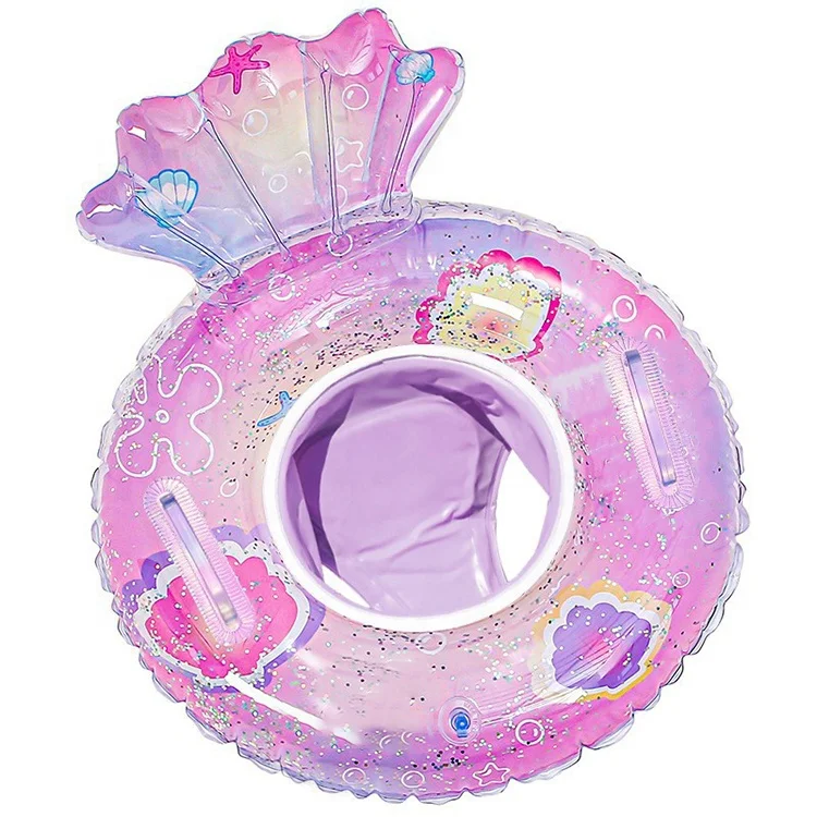 BS-r 70cm Hot Selling Inflatable Kids Mermaid Tail Swimming Pool Float Summer Tube Baby Pool Float Seat