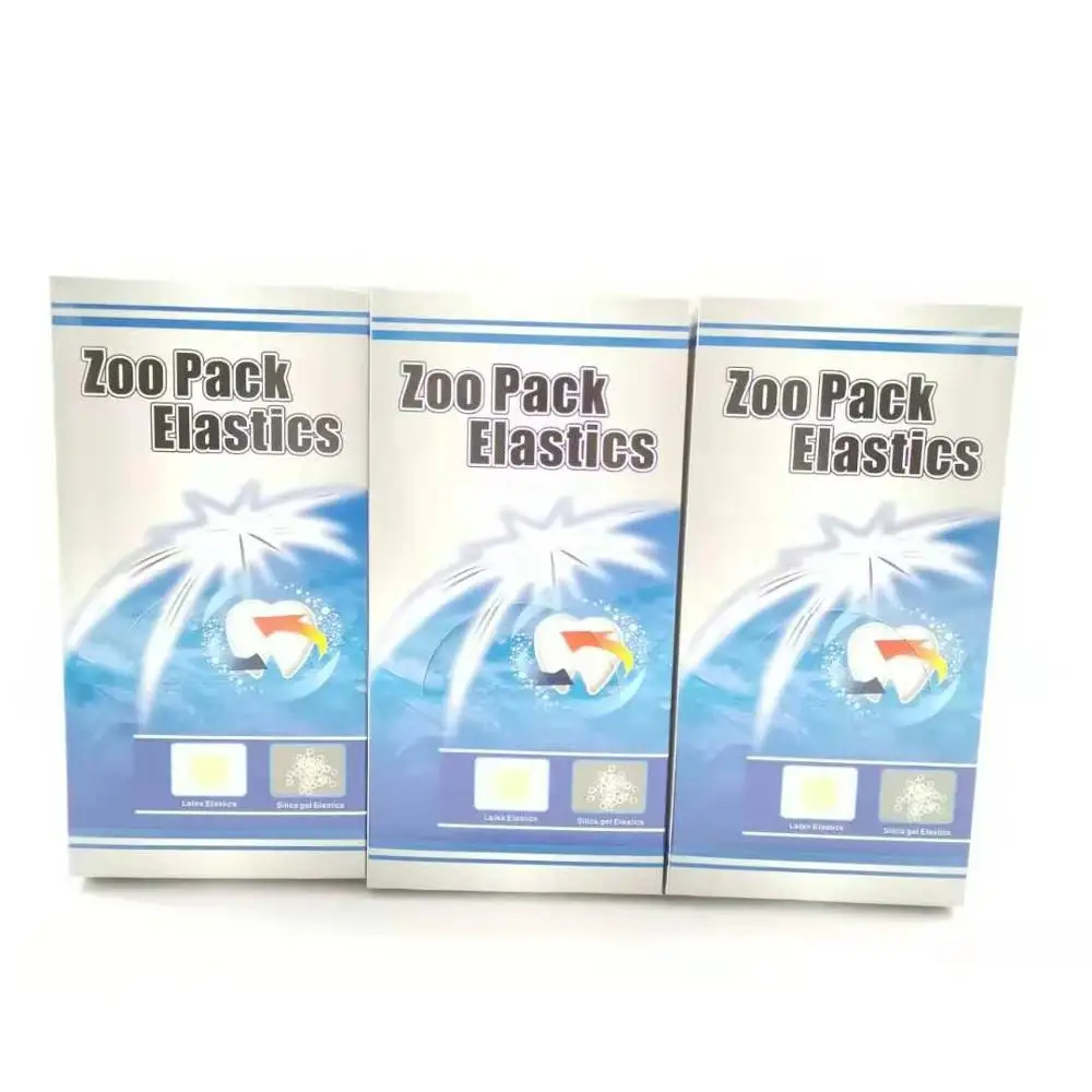 
Factory High Quality CE ISO Customized Elastomerics Ligature Ties Dental Ortho Elastic Rubber Bands 