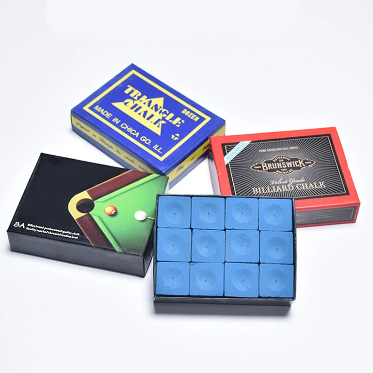 Оптовая продажа, высококачественный Мел для бильярда, аксессуары для бильярда на заказ, мел для бильярда