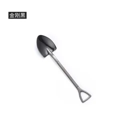 Креативная ложка для мороженого из нержавеющей стали/кофейная ложка/Ложка-лопата, металлическая чайная ложка с гравировкой