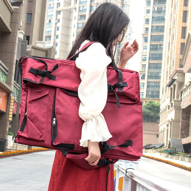 4K Canvas Artist Painting Backpack Carrying Bag Waterproof Art Portfolio Case Tote for Artist Travel Drawing Tool Bag Organizer