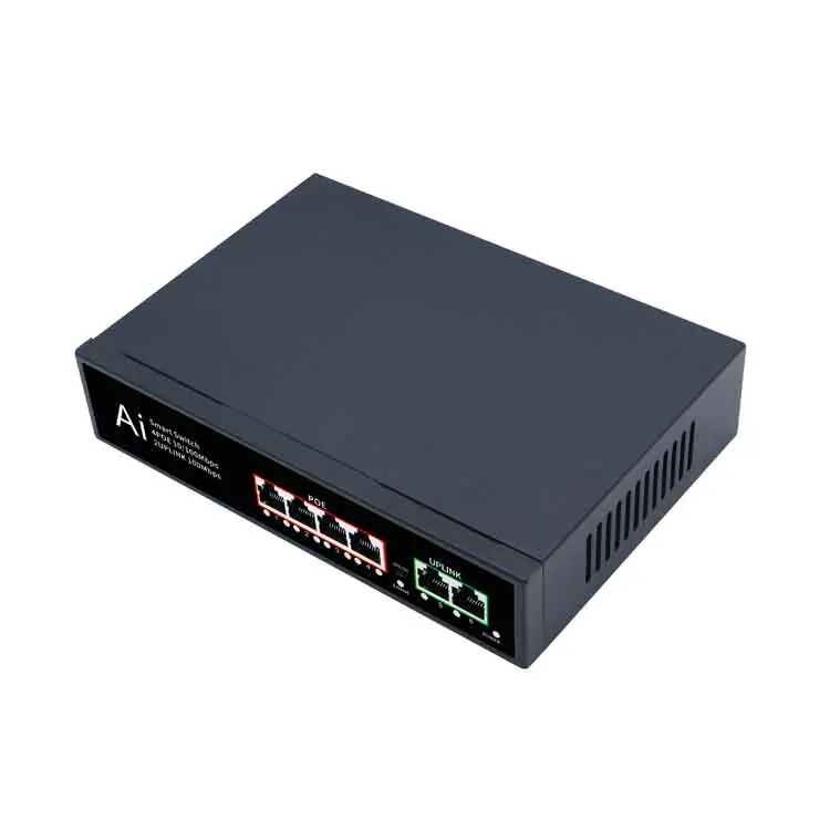 Переключатель POE DC48v 4 порта 10/100 м Ethernet концентратор для IP-камеры