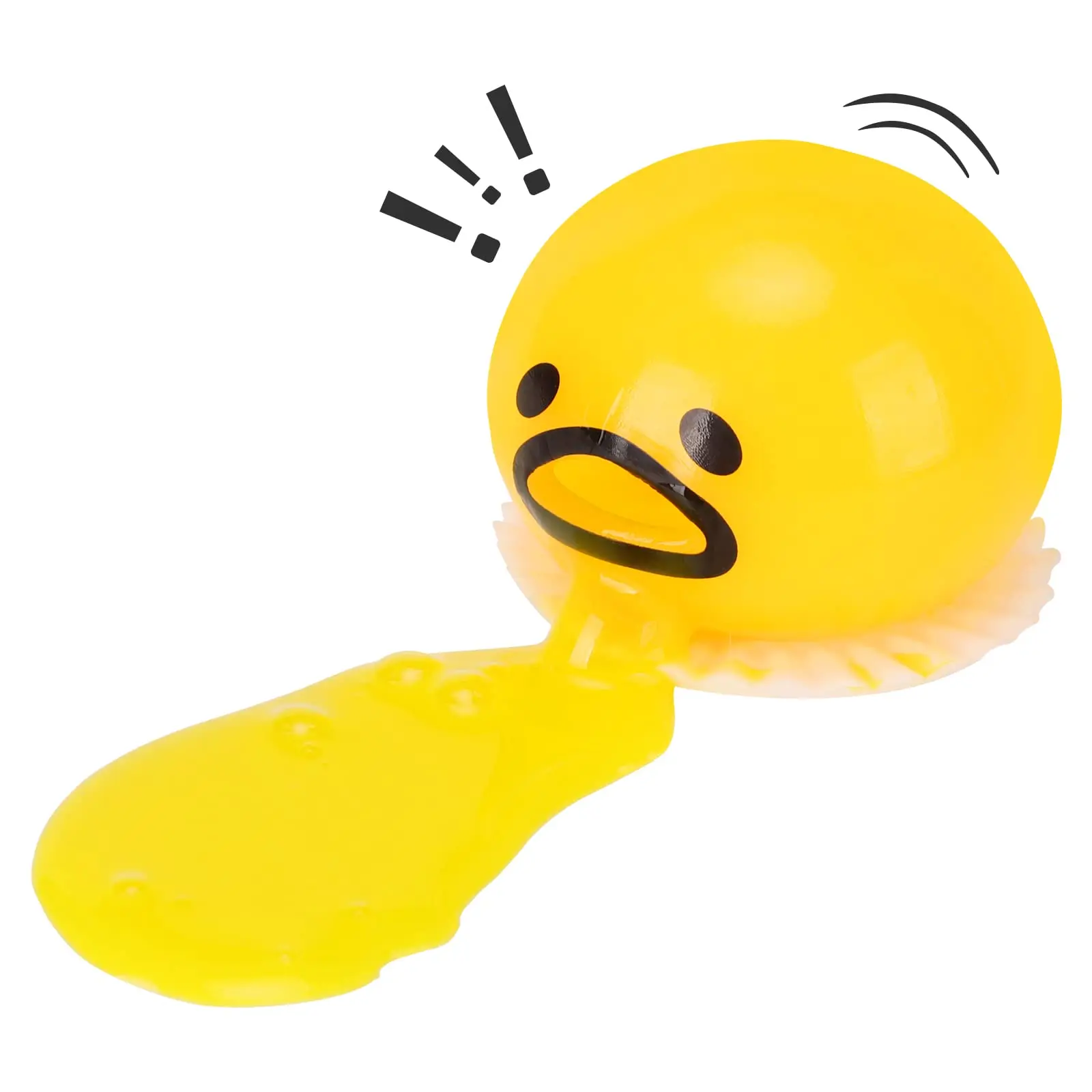 Производство Симпатичные желтые круглые сосать рвота Lazy Egg Yolk Сложные Игры рельефные игрушки Slime вентиляционное отверстие, игрушка для снятия стресса, беспокойная игрушка