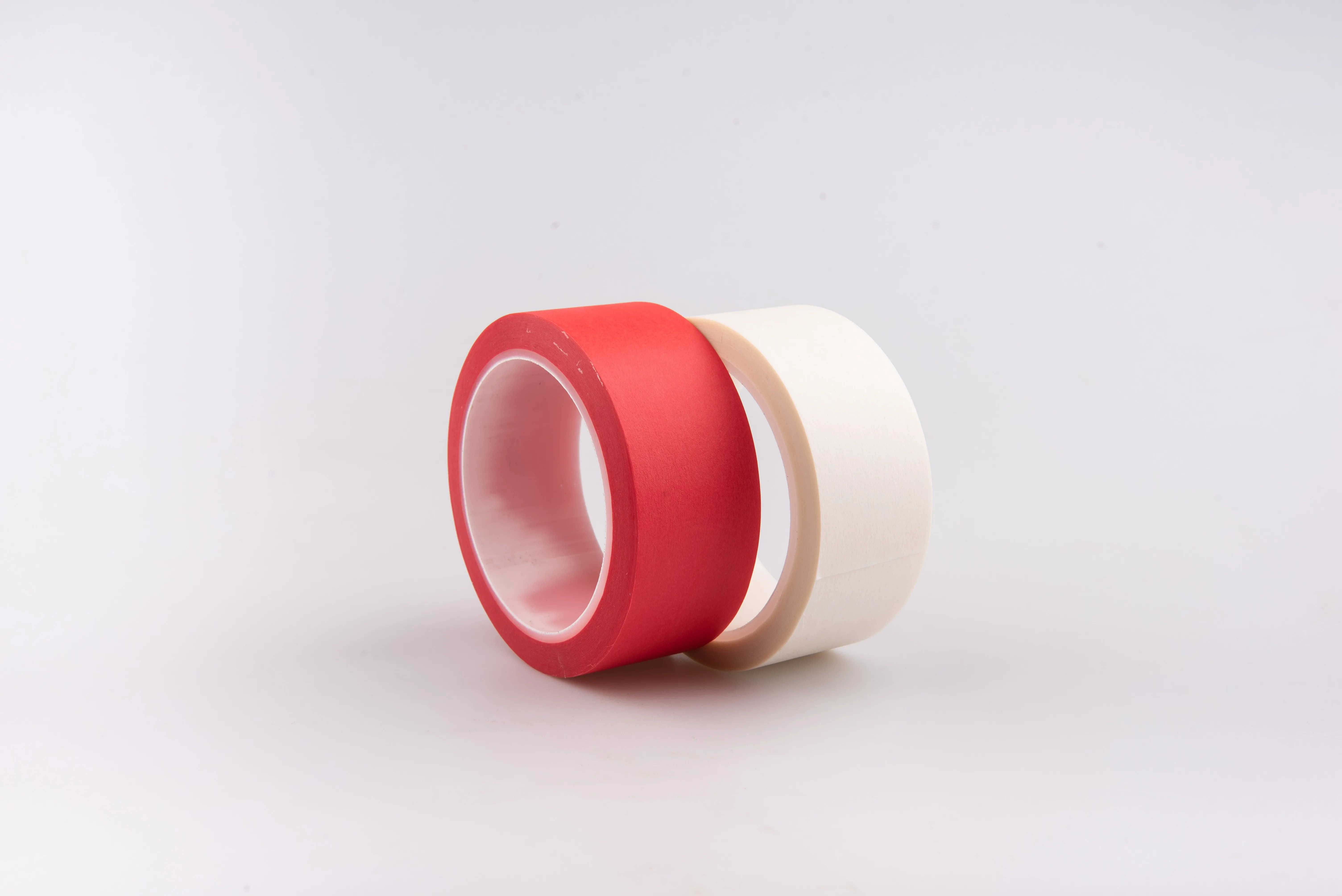 Red and White Masking Tape good initial stick  High and low temperature resistance no glue residue Corrosion resistance
