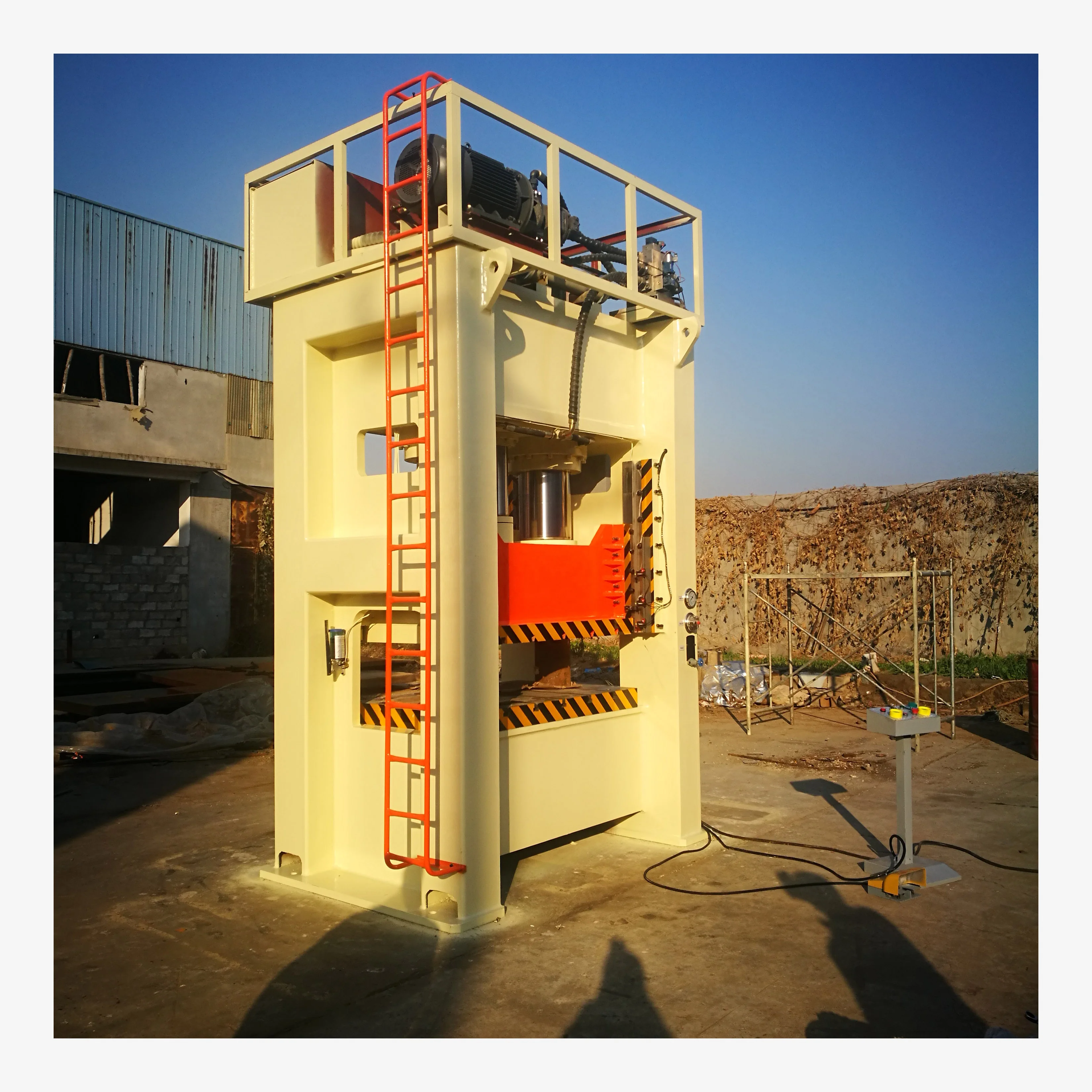 800 ton hydraulic press brake punching  frame machine