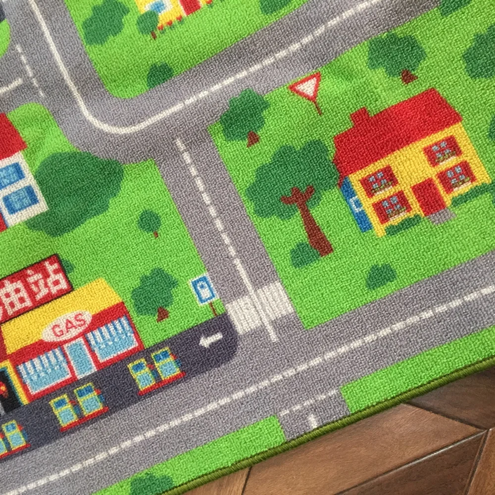 
Custom design printable children baby floor playing mat carpet kids rugs 