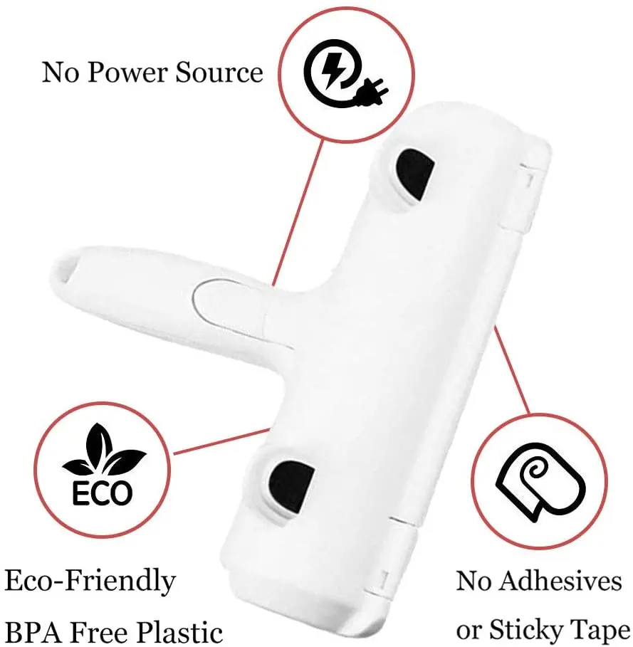 
Self-Cleaning Reusable Pet Fur Dog Hair Cat Hair Lint Roller Brush Pet Hair Remover 