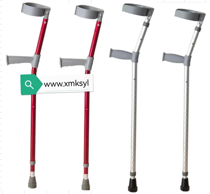 Factory customized medical handle assisted walking crutches for the disabled elbow crutches for the elderly